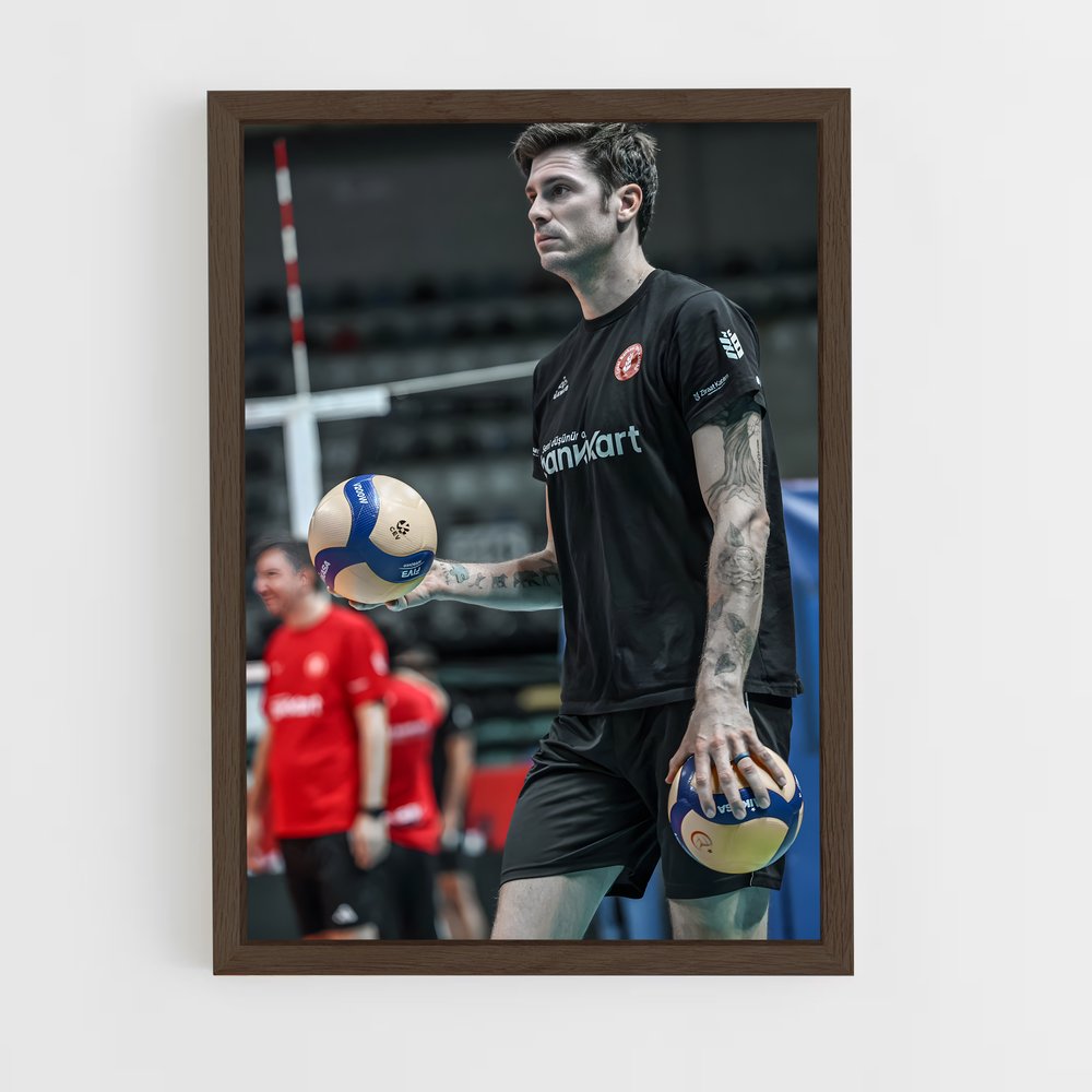 Poster La Force du Jeu – affiche Volleyball (vue 5)